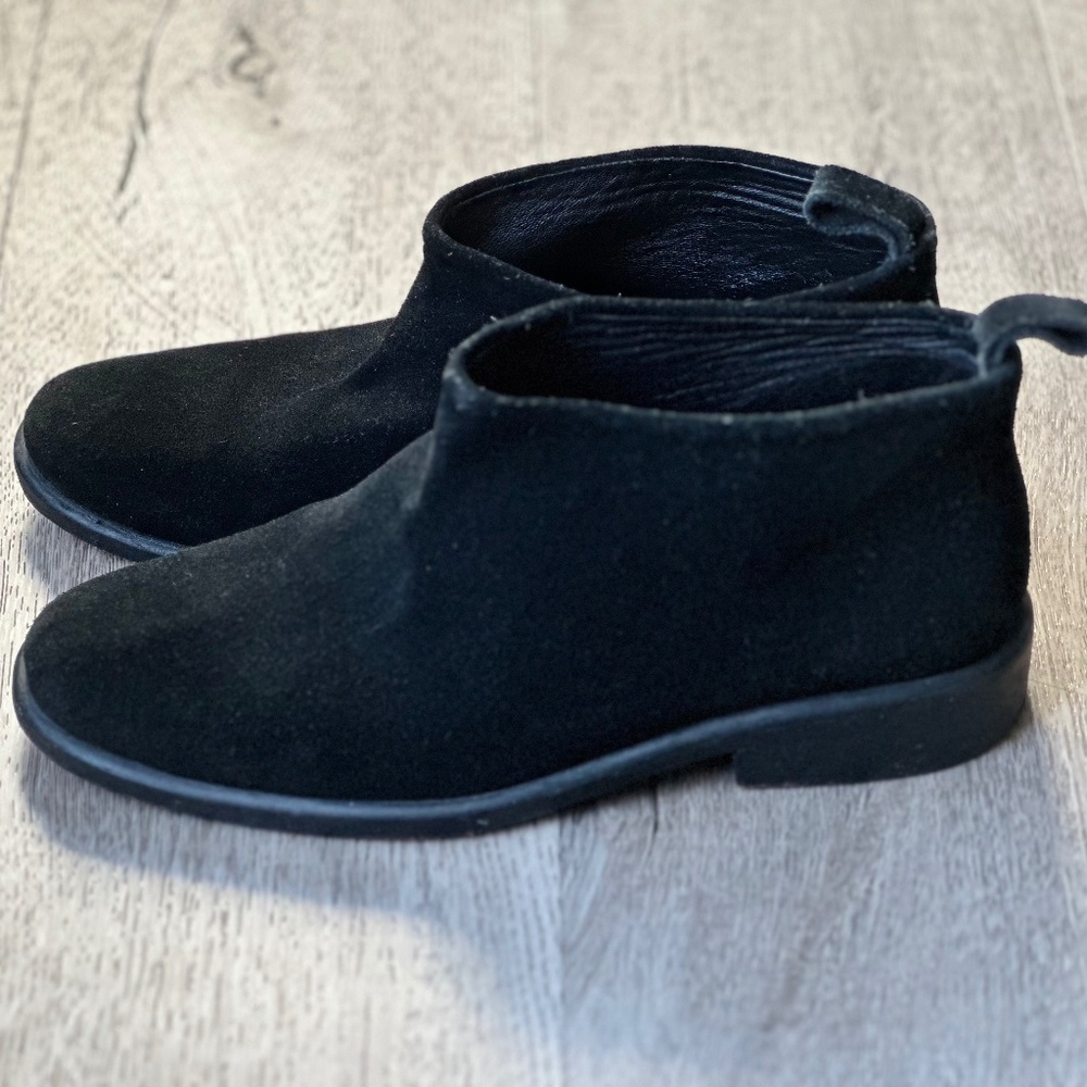 Rachel Comey Apollo Flat Ankle Boot Black Suede
